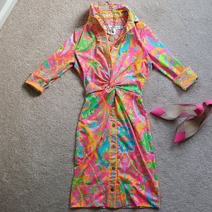 Gretchen Scott  Twist and Shout dress shrimp size